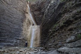 Deux belles cascades en Aragon au canyon de Sorrosal